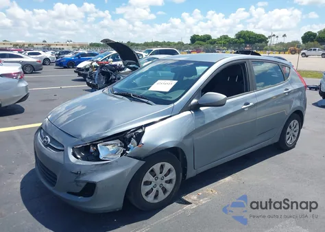 2017 Hyundai Accent Se z USA, uszkodzony, nr VIN KMHCT5AE9HU356247